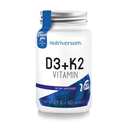 D3+K2 - 60 kapszula - VITA - Nutriversum