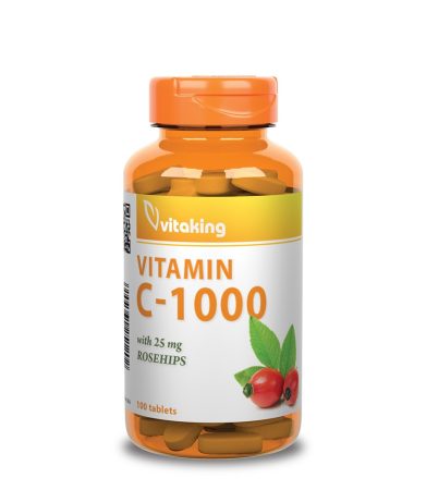 Vitaking 1000mg C vitamin 100 darabos