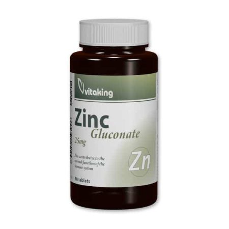 VitaKing Cink Gluconate 25mg – 90db tabletta