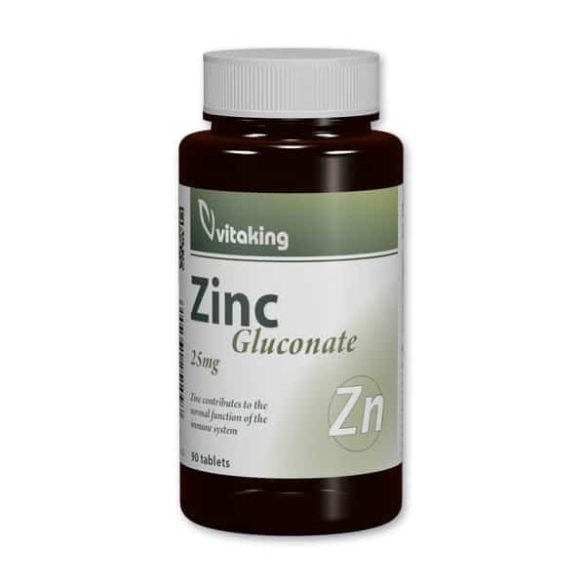 VitaKing Cink Gluconat 25mg – 90db tabletta