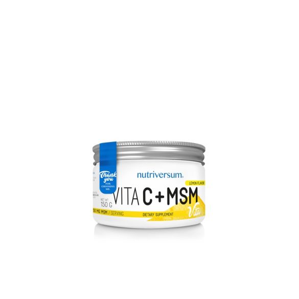 C+MSM - 150 g - VITA - Nutriversum - citrom