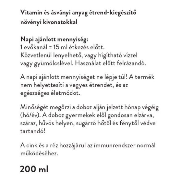Vitaking – Echinax szirup 200 ml