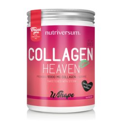   Collagen Heaven with Stevia - 300 g - WSHAPE - Nutriversum - málna